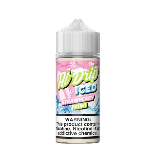 Strawberry Kiwi ICED by Hi-Drip 100ml - Black Coral